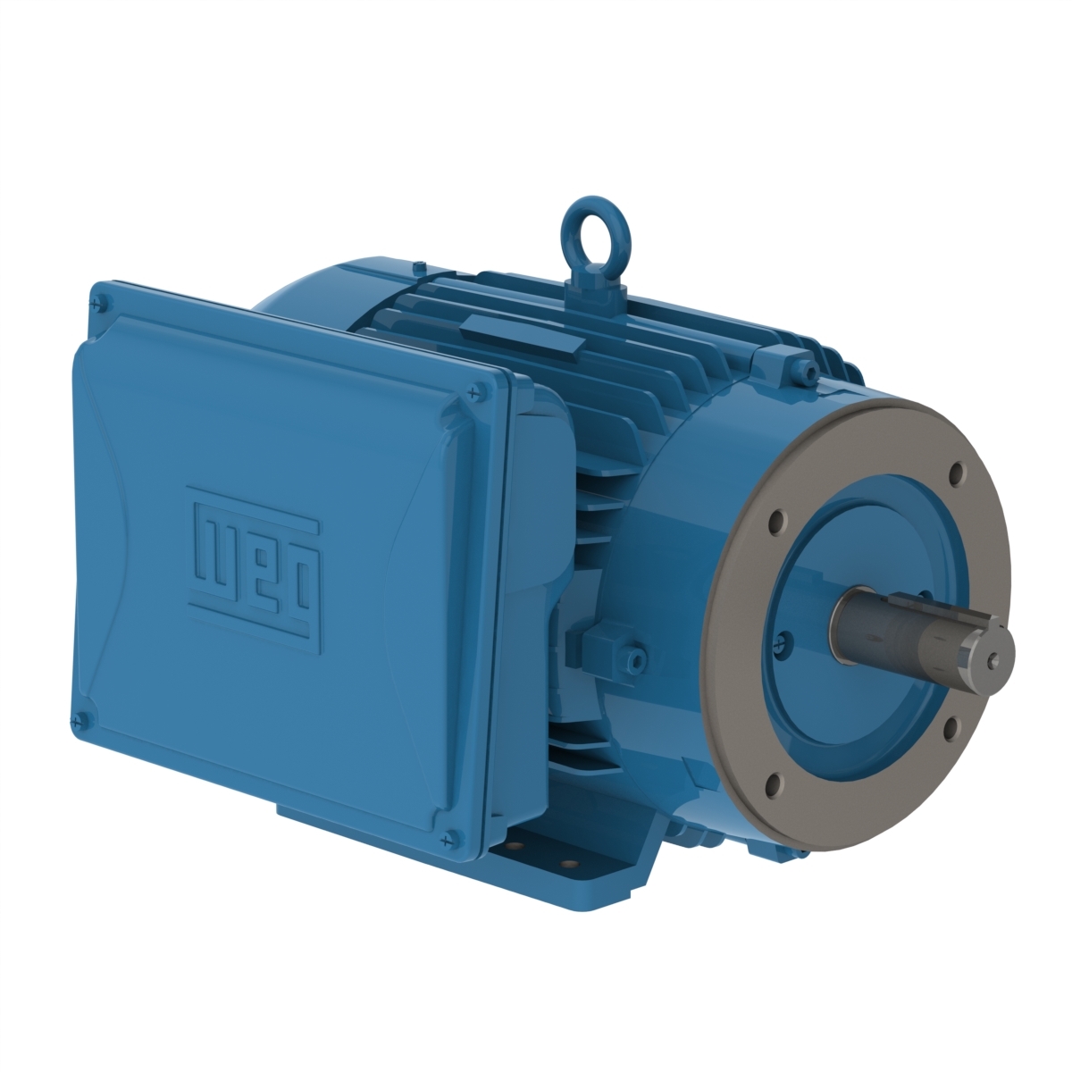 WEG Motor W22 - 7.5HP,  230V - 1Ph, 60 Hz, 3510RPM, TEFC, Foot-mounted, Model 00736ES1E213TC-W22G