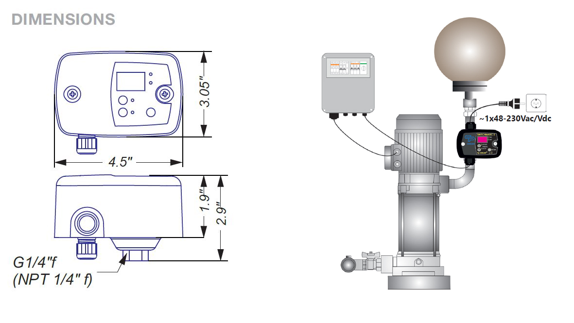 Pressostat électronique SWITCHMATIC 2