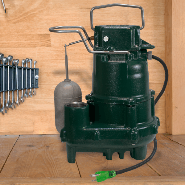 ZOELLER Automatic Sump Pump 1/2 HP, 80gpm @ 5 Ft. of Head,115V, 1Phase, Model M95 with 15ft. Cord - Image 6