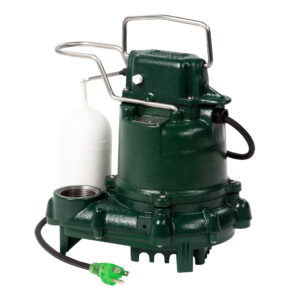 ZOELLER Automatic Sump Pump 3/10 HP, 42gpm @ 5 Ft. of Head,115V, 1Phase, Model M53, with 50 ft Cord and LED Plug