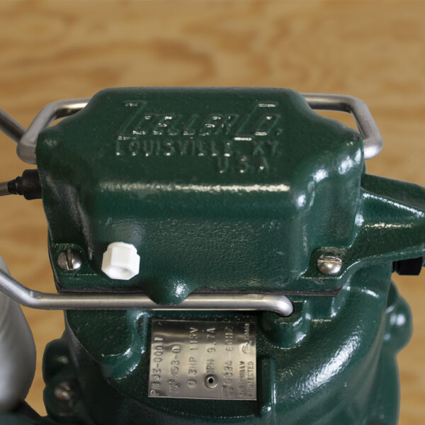 ZOELLER Automatic Sump Pump 3/10 HP, 42gpm @ 5 Ft. of Head,115V, 1Phase, Model M53, with 50 ft Cord and LED Plug - Image 5