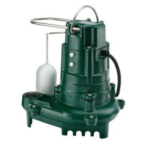 ZOELLER Automatic Sump Pump 1/2 HP, 90gpm @ 5 Ft. of Head, 230V, 1Phase, Model D139 with 10ft. Cord